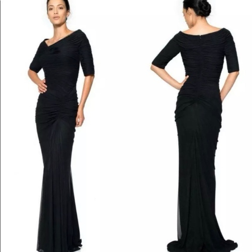 Tadashi Shoji Black Asymmetrical Dress